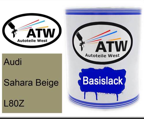 Audi, Sahara Beige, L80Z: 1L Lackdose, von ATW Autoteile West.